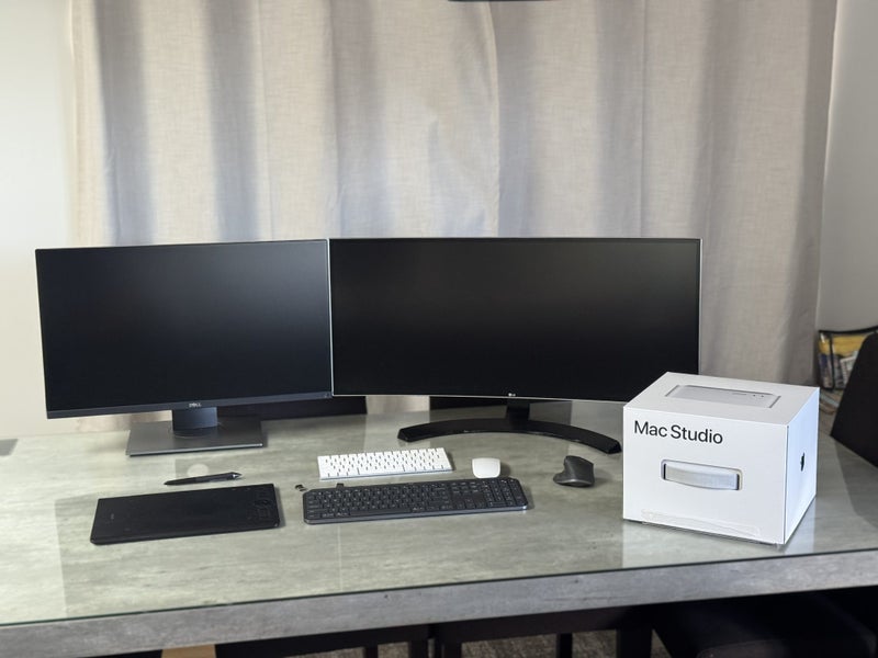 High-End Home / Studio Setup – Mac Studio M1 Max + Ultrawide + Accessories Carousel 1