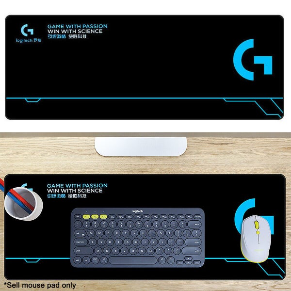 Logitech Gaming Mouse Pad 80x30cm Comfortable Mat NonSlip Gift Carousel 1