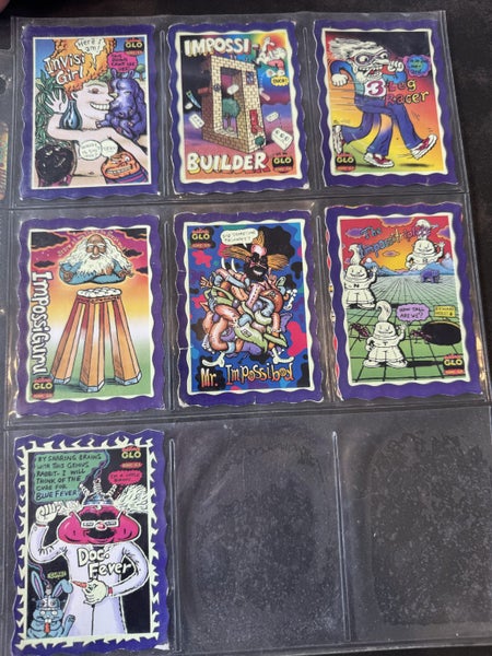 Oddbodz glo the complete set 61/61 Carousel 7