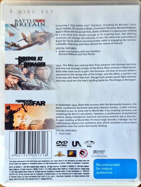 Battle of Britain / The Bridge At Remagen / A Bridge Too Far Carousel 2