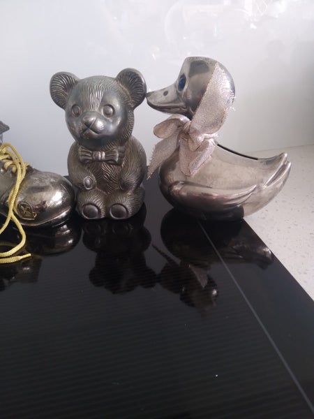 MONEY BOXES - VERY RARE COLLECTION - 7 X CAST IRON/METAL CLOWNS - $69.00. Carousel 18