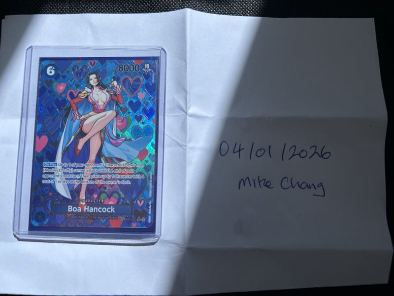 Boa Hancock (SP). Emperors in the New World. Mint, Super Rare, Foil, One Piece. Carousel 1