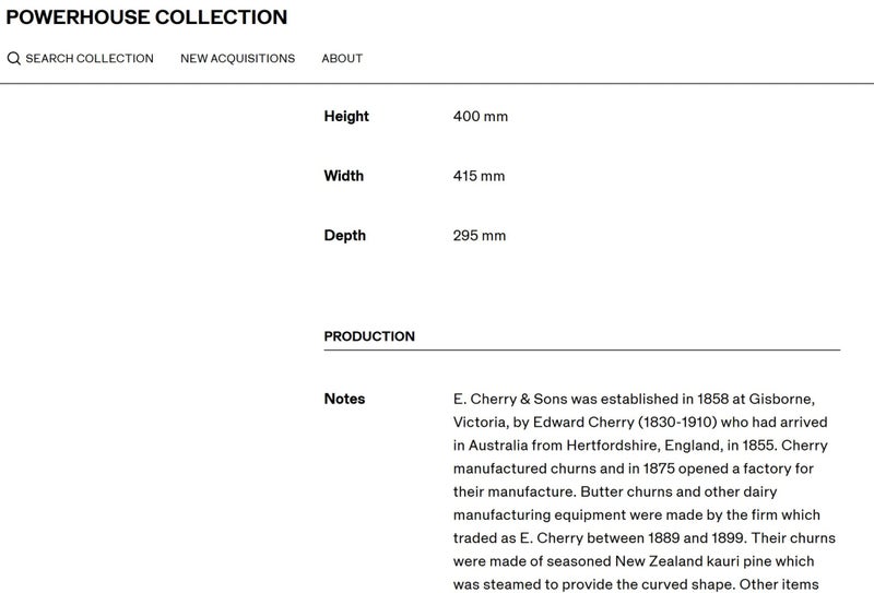 Old wooden butter churner. Carousel 11