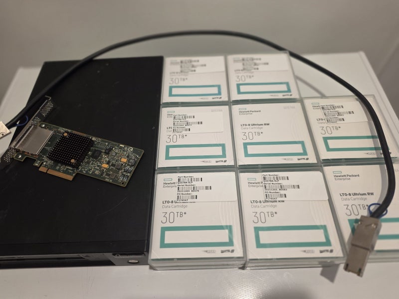 LTO-8 Backup Kit (480TB) Carousel 2