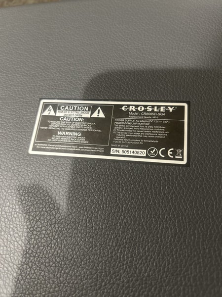 Crosley portable turntable Carousel 3