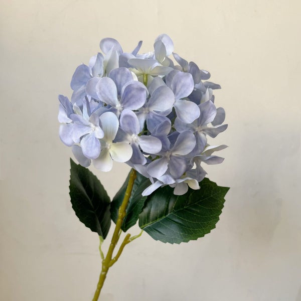 5 Piece Light Blue Premium Lifelike Hydrangea Artificial Flowers 60Cm Long Stem Carousel 1