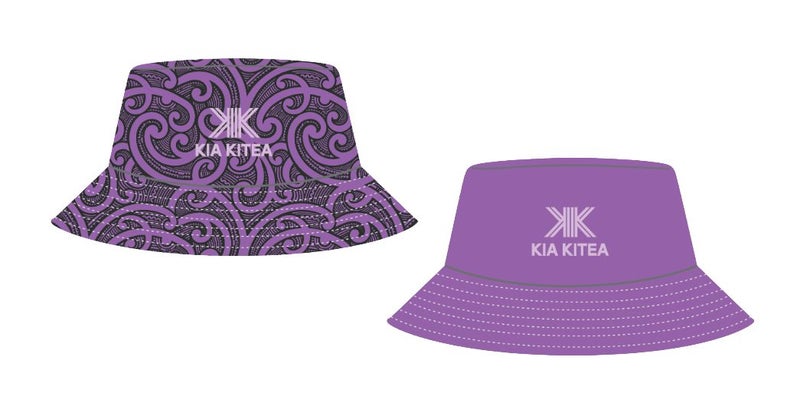 Kia Kitea Reversible Bucket Hat - Waiporoporo/Purple Carousel 1