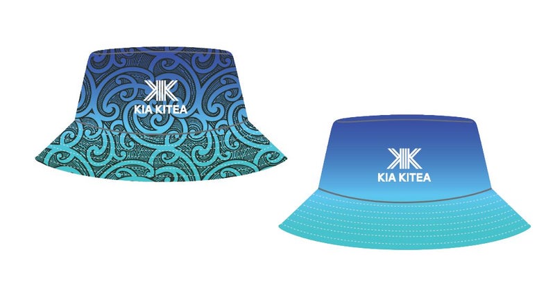 Kia Kitea Reversible Bucket Hat - Paua Carousel 1