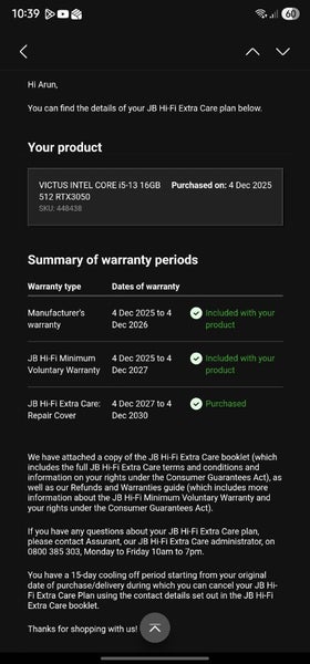 HP Victus Gaming Laptop – RTX 3050 | i5 | 16GB | 144Hz | Like New Carousel 2