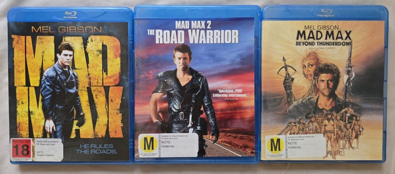 Mad Max Movies 1-3 on Blu-Ray Carousel 1