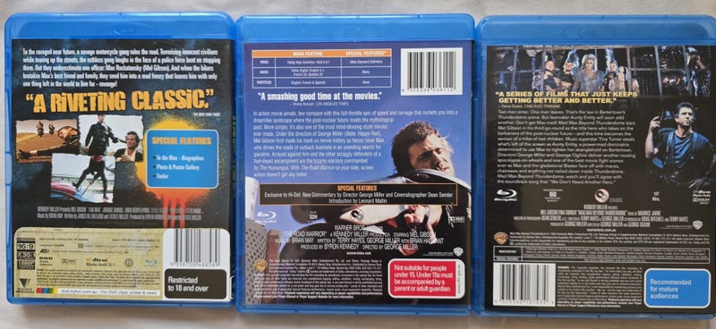 Mad Max Movies 1-3 on Blu-Ray Carousel 2