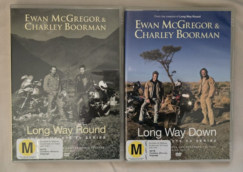 Long Way Round / Long Way Down - TV Series DVD's Carousel 1