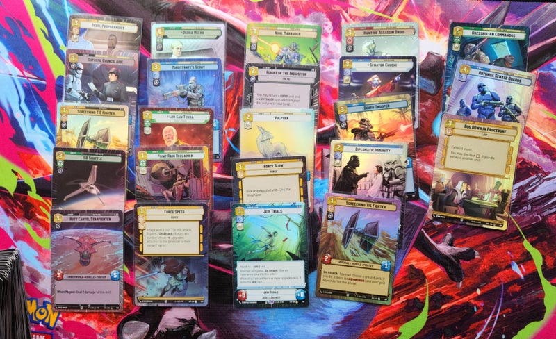 Starwars Unlimited TCG - Foils and Hyperspace lot Carousel 1