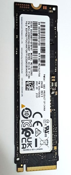 Samsung 256GB NVMe SSD Carousel 2