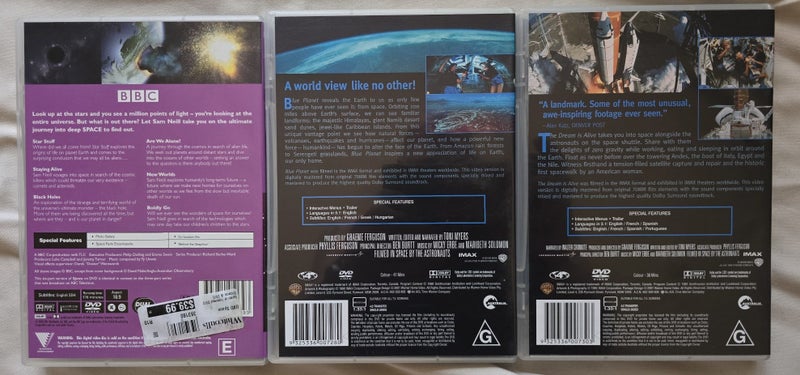 Science Documentary DVD's x3 Carousel 2
