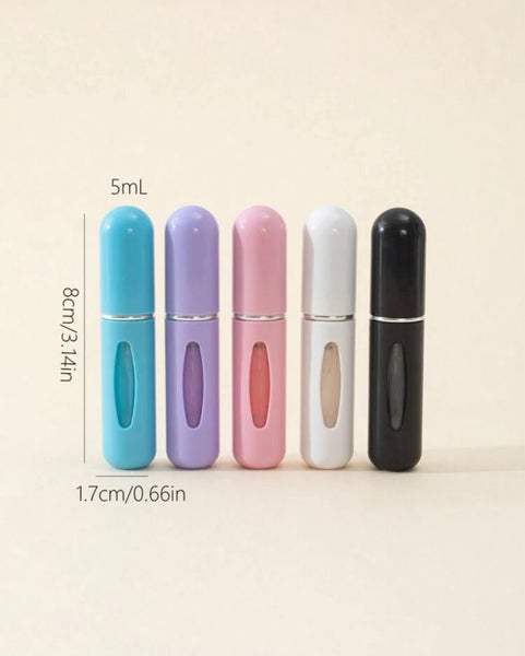 Refillable Perfume Bottles Spray Bottle 5 bottle set (5ml Each) Carousel 1