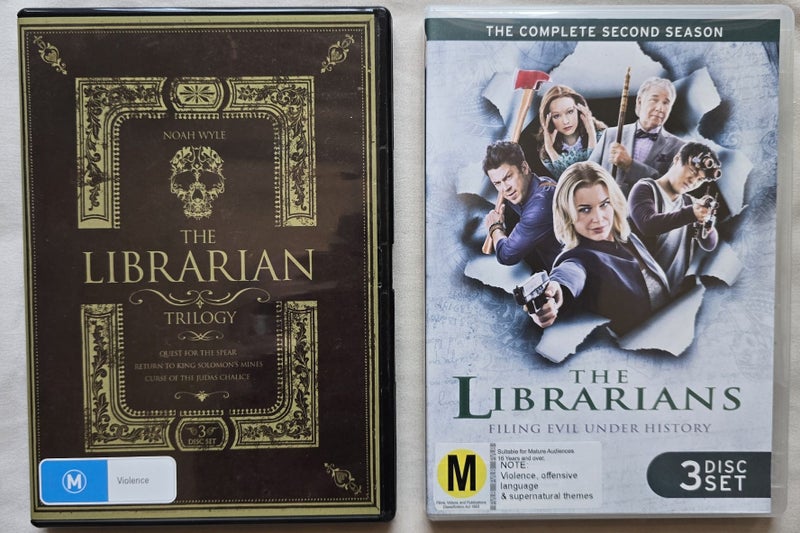The Librarian DVD's x2 Carousel 1