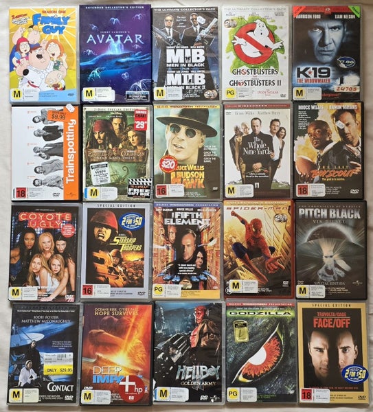 72 Assorted DVD's Carousel 2