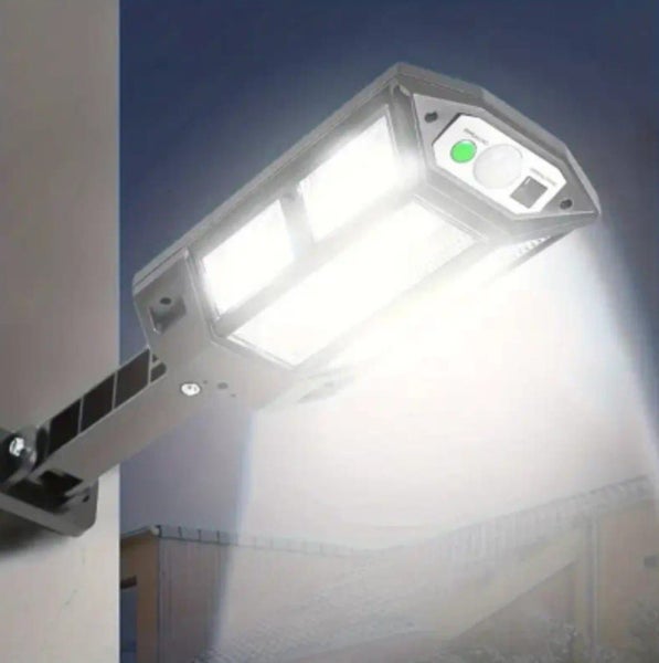 6500K Super Bright Solar Motion Sensor Wall Light with Remote Carousel 8