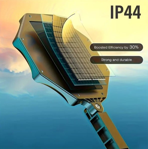 168-LED Solar Motion-Sensor Floodlight | Remote Control | IP44 Outdoor Security Carousel 9