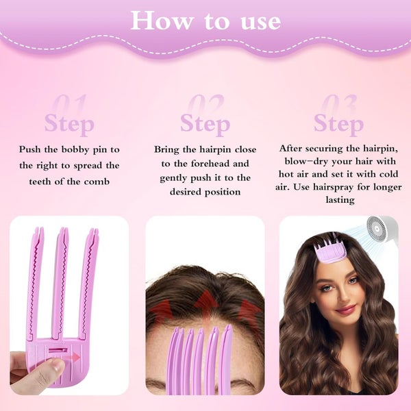 Volumizing Hair Clips for Women - Hair Volume Clip Styling Tools Volumizing Comb Carousel 2