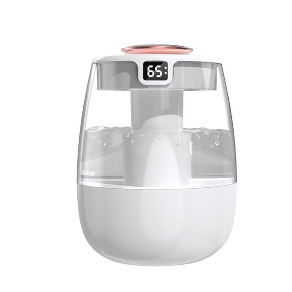 Pink Humidifiers for Bedroom, USB Double Spray Heavy Fogss Silent Digital H Carousel 1