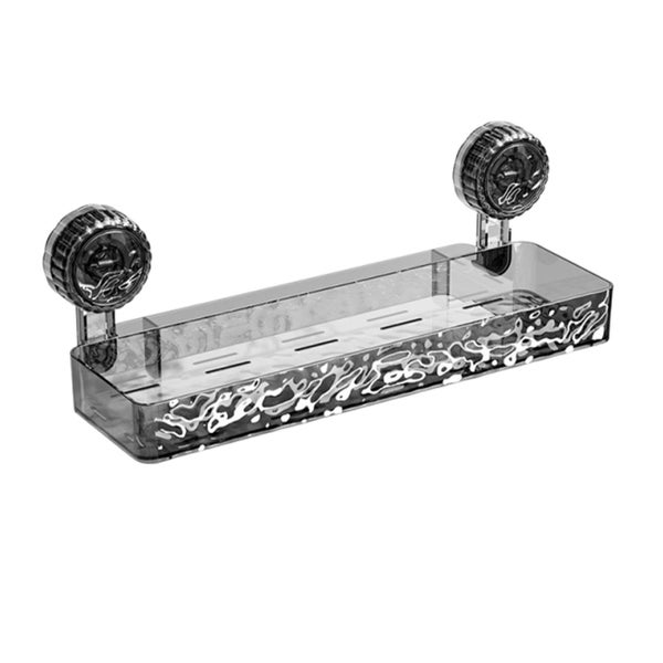 Suction Cup Storage Rack,Wall Mounted No Drill Organizer with Drain Holes a Carousel 2