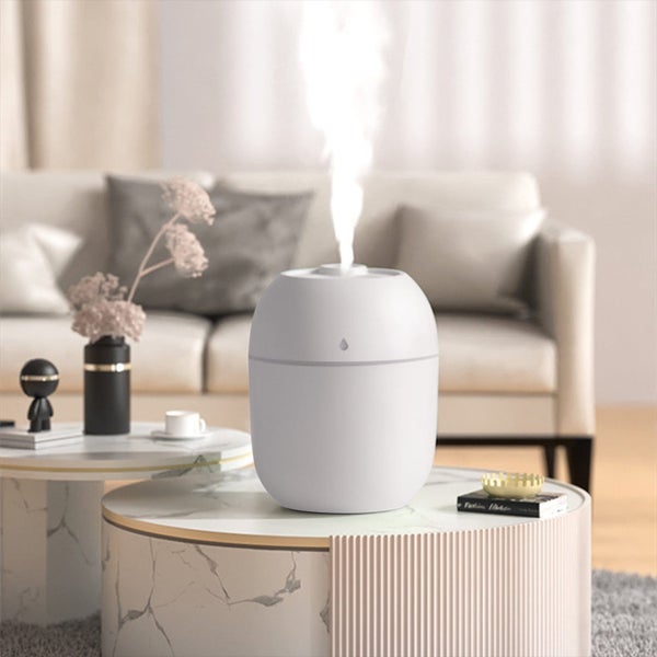 White Humidifiers for Bedroom, USB Humidifier With ,Quiet Cool Mist Humidif Carousel 1