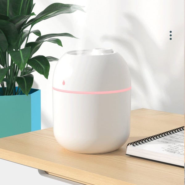 White Humidifiers for Bedroom, USB Humidifier With ,Quiet Cool Mist Humidif Carousel 8