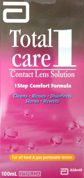 Total Care Contact Lens Solution 100ml for Optimal Eye Comfort Carousel 1