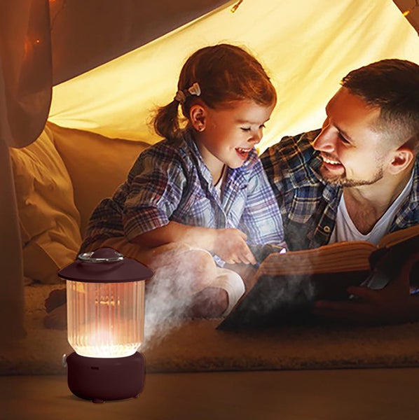 White Humidifiers for Bedroom, Lamp Humidifier, Stepless Dimming, Humidifie Carousel 1