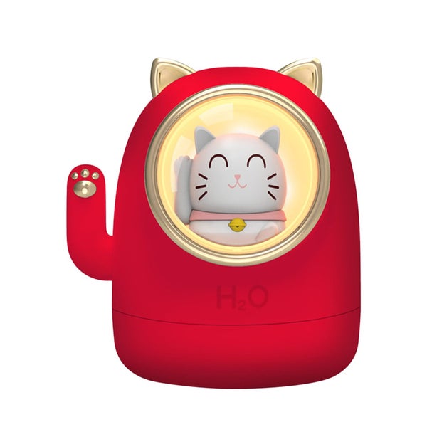 Pink Humidifiers for Bedroom, Pet USB Humidifier Mute Mini Lamp Hydrating H Carousel 2
