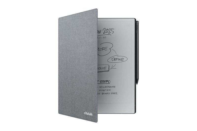 reMarkable 2 10.3" Paper Tablet with Marker Plus and Polymer Weave Book Folio Carousel 2
