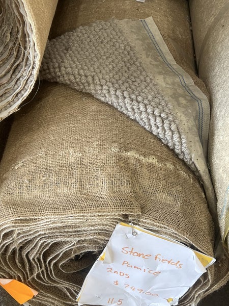 Feltex stonfields pumice 11.5 by 3.66 wool carpet Carousel 1