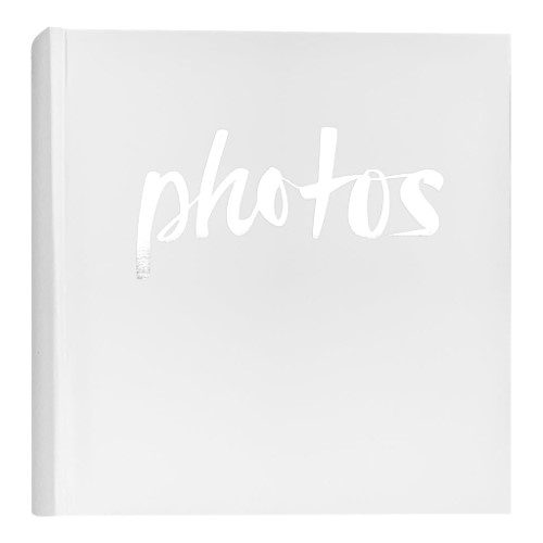Profile - Moda White "Photos" Slip-In Photo Album 200 Photos Carousel 1