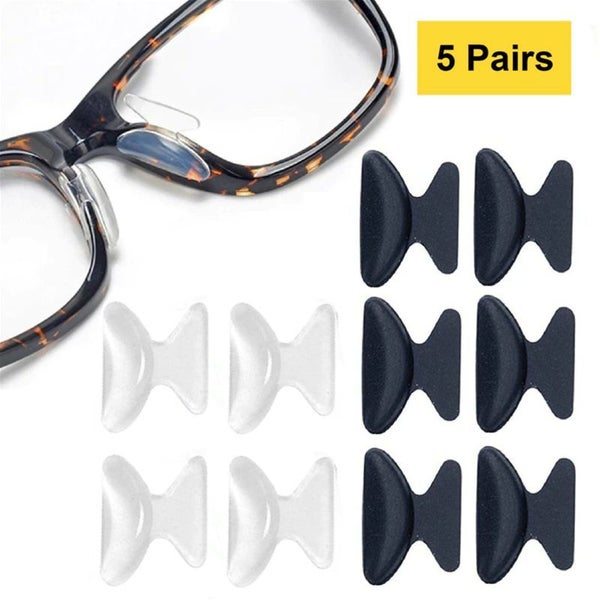Anti-Slip Stick On Nose Pads for Glasses Eyeglass Sunglasses Carousel 1