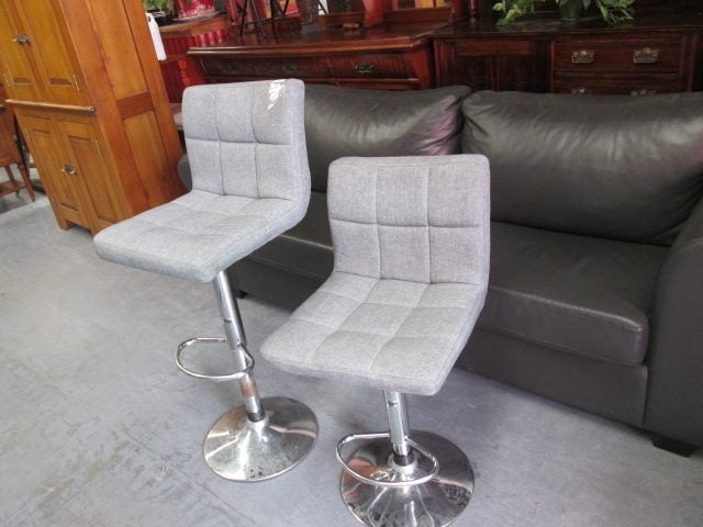 2340 PAIR ADJUSTABLE BARSTOOLS Carousel 1