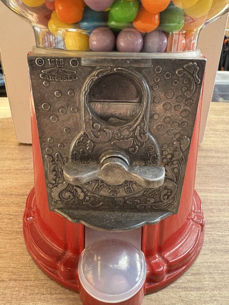 Carousel Gum Ball Machine : Vintage 1985 Carousel 2