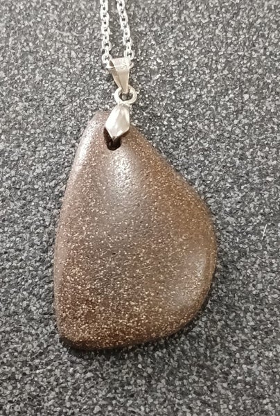 Opal boulder necklace pendant jewellery and gift bag Carousel 7