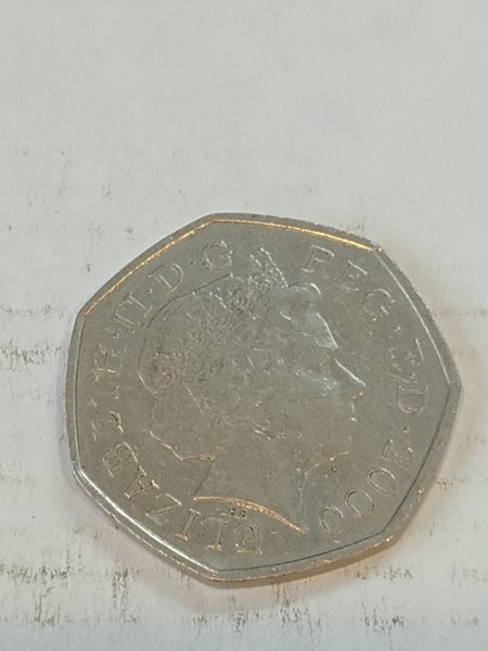 England , 2000 , 50 pence Carousel 2