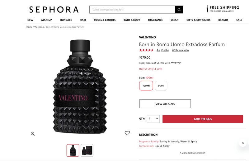 NEW Valentino Born In Roma Extradose Uomo 100ml EDP – BNIB Carousel 3