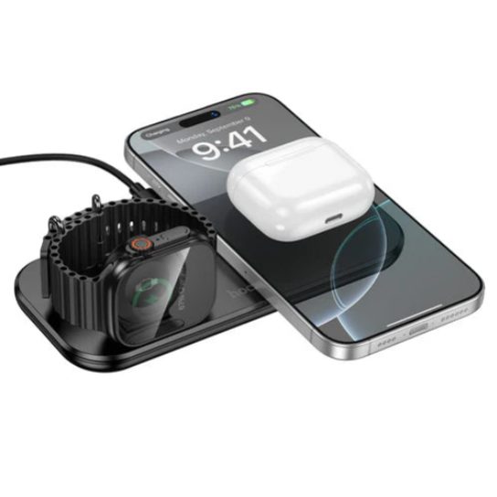 15W Ultra Thin 3 in 1 Wireless Charger Carousel 2