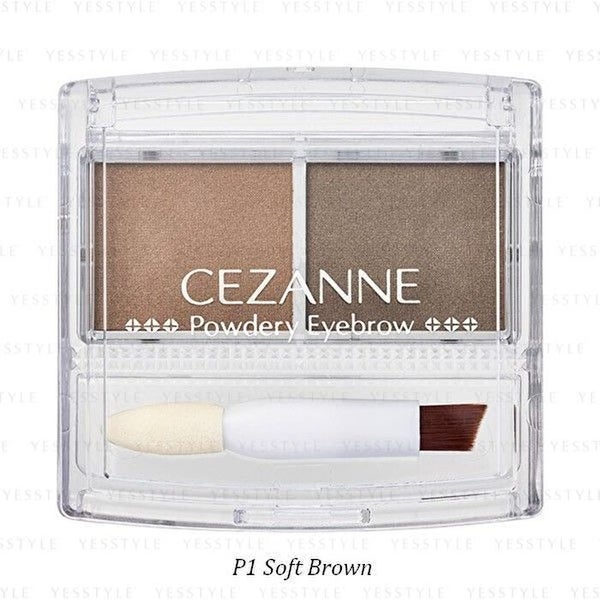 Cezanne CEZANNE - Powdery Eyebrow P1 Soft Brown Carousel 3