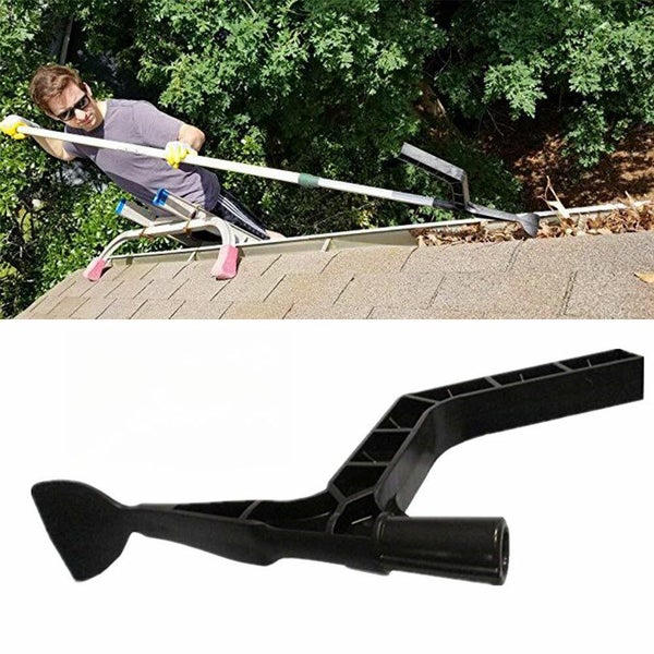 Shovel Roof Cleaning Tool Leaves Scoop Dirt Remove Gutter Tool Home Cleaner KC Carousel 1
