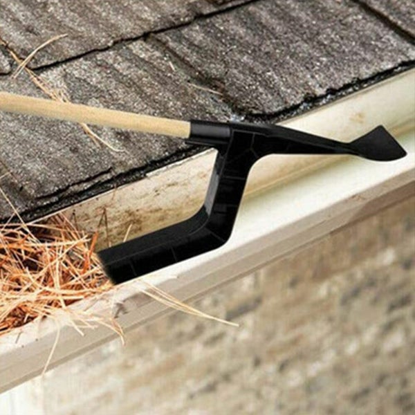 Shovel Roof Cleaning Tool Leaves Scoop Dirt Remove Gutter Tool Home Cleaner KC Carousel 9
