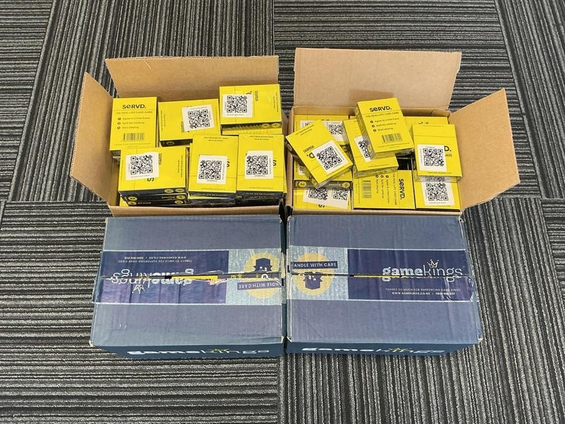 Bulk Quantity of SERVD. Card Game Carousel 1