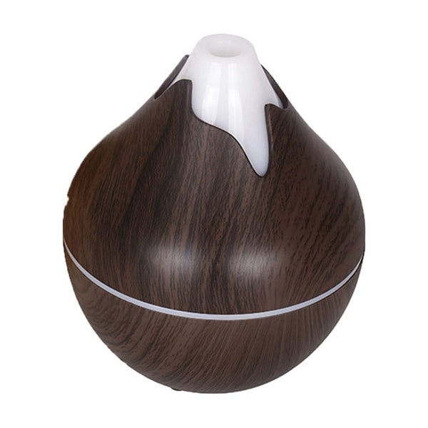Brown Humidifiers for Bedroom, Silent Large Mist Volume Wood Grain Vase Hum Carousel 2