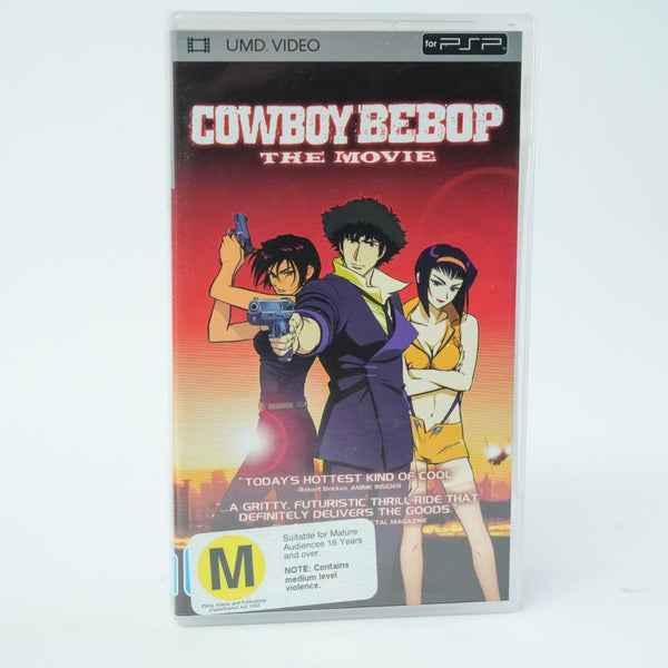 Cowboy Bebop The Movie PSP UMD Video Anime Classic Sci-Fi Action Rare OOP Carousel 1