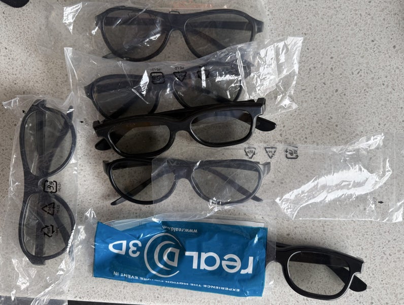 LG 3D Glasses 6 pairs new $1 reserve Carousel 5