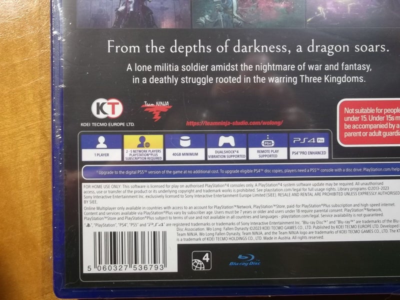 Wo Long: Fallen Dynasty - PS4 Game - BRAND NEW SEALED Carousel 4